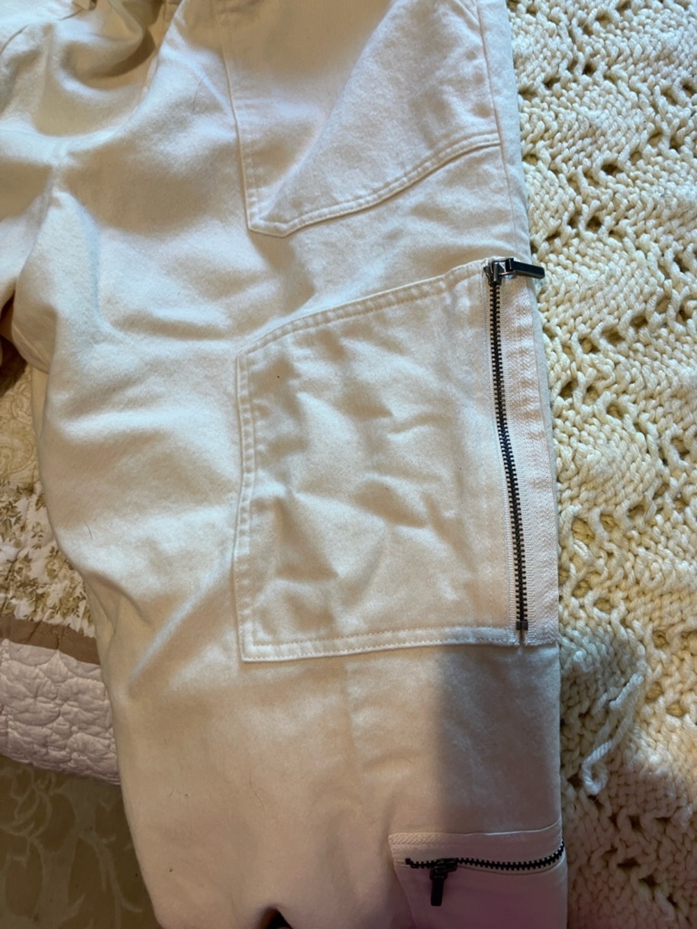 Vintage Ralph Lauren Cream Wool pants with Green Label - Picture 3 of 5